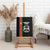 Burkina Faso Striped Canvas Wall Art African Mud Cloth Pattern - Black - Wonder Print Shop