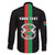 Personalized Burkina Faso Striped Family Matching Long Sleeve Bodycon Dress and Hawaiian Shirt African Mud Cloth Pattern - Black - Wonder Print Shop