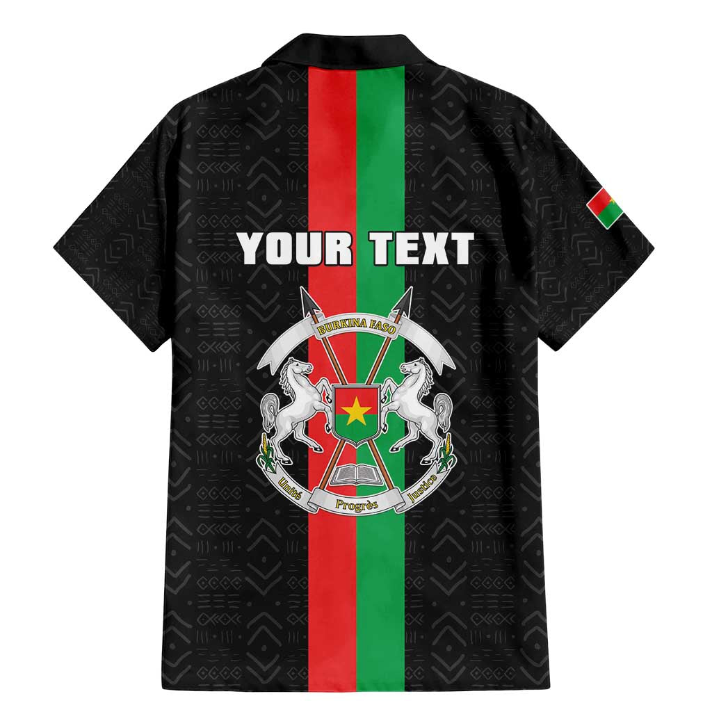 Personalized Burkina Faso Striped Family Matching Mermaid Dress and Hawaiian Shirt African Mud Cloth Pattern - Black - Wonder Print Shop