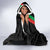 Burkina Faso Striped Hooded Blanket African Mud Cloth Pattern - Black - Wonder Print Shop