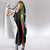 Burkina Faso Striped Hooded Blanket African Mud Cloth Pattern - Black - Wonder Print Shop