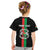 Personalized Burkina Faso Striped Kid T Shirt African Mud Cloth Pattern - Black - Wonder Print Shop