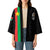 Personalized Burkina Faso Striped Kimono African Mud Cloth Pattern - Black - Wonder Print Shop