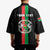 Personalized Burkina Faso Striped Kimono African Mud Cloth Pattern - Black - Wonder Print Shop