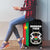 Burkina Faso Striped Luggage Cover African Mud Cloth Pattern - Black - Wonder Print Shop