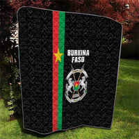 Burkina Faso Striped Quilt African Mud Cloth Pattern - Black - Wonder Print Shop