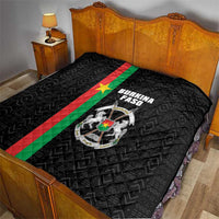 Burkina Faso Striped Quilt African Mud Cloth Pattern - Black - Wonder Print Shop