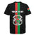 Personalized Burkina Faso Striped Rugby Jersey African Mud Cloth Pattern - Black - Wonder Print Shop