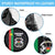 Burkina Faso Striped Spare Tire Cover African Mud Cloth Pattern - Black - Wonder Print Shop