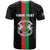 Personalized Burkina Faso Striped T Shirt African Mud Cloth Pattern - Black - Wonder Print Shop