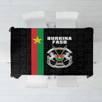 Burkina Faso Striped Tablecloth African Mud Cloth Pattern - Black - Wonder Print Shop