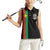 Personalized Burkina Faso Striped Women Sleeveless Polo Shirt African Mud Cloth Pattern - Black - Wonder Print Shop