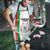 Burkina Faso Striped Apron African Mud Cloth Pattern - White - Wonder Print Shop