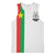 Personalized Burkina Faso Striped Basketball Jersey African Mud Cloth Pattern - White - Wonder Print Shop