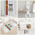Burkina Faso Striped Bathroom Set African Mud Cloth Pattern - White - Wonder Print Shop