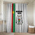 Burkina Faso Striped Bathroom Set African Mud Cloth Pattern - White - Wonder Print Shop