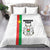 Burkina Faso Striped Bedding Set African Mud Cloth Pattern - White - Wonder Print Shop