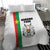 Burkina Faso Striped Bedding Set African Mud Cloth Pattern - White - Wonder Print Shop