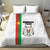 Burkina Faso Striped Bedding Set African Mud Cloth Pattern - White - Wonder Print Shop