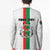 Personalized Burkina Faso Striped Blazer African Mud Cloth Pattern - White - Wonder Print Shop