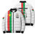 Personalized Burkina Faso Striped Bomber Puffer Jacket African Mud Cloth Pattern - White - Wonder Print Shop