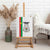 Burkina Faso Striped Canvas Wall Art African Mud Cloth Pattern - White - Wonder Print Shop