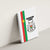 Burkina Faso Striped Canvas Wall Art African Mud Cloth Pattern - White - Wonder Print Shop