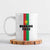 Personalized Burkina Faso Striped Ceramic Mug African Mud Cloth Pattern - White - Wonder Print Shop