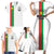 Personalized Burkina Faso Striped Family Matching Short Sleeve Bodycon Dress and Hawaiian Shirt African Mud Cloth Pattern - White - Wonder Print Shop
