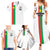 Personalized Burkina Faso Striped Family Matching Summer Maxi Dress and Hawaiian Shirt African Mud Cloth Pattern - White - Wonder Print Shop