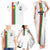 Personalized Burkina Faso Striped Family Matching Tank Maxi Dress and Hawaiian Shirt African Mud Cloth Pattern - White - Wonder Print Shop