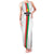 Personalized Burkina Faso Striped Family Matching Tank Maxi Dress and Hawaiian Shirt African Mud Cloth Pattern - White - Wonder Print Shop