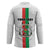 Personalized Burkina Faso Striped Hockey Jersey African Mud Cloth Pattern - White - Wonder Print Shop
