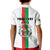 Personalized Burkina Faso Striped Kid Polo Shirt African Mud Cloth Pattern - White - Wonder Print Shop