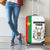 Burkina Faso Striped Luggage Cover African Mud Cloth Pattern - White - Wonder Print Shop