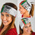 Burkina Faso Striped Neck Gaiter African Mud Cloth Pattern - White - Wonder Print Shop