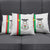 Burkina Faso Striped Pillow Cover African Mud Cloth Pattern - White - Wonder Print Shop