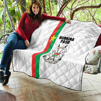 Burkina Faso Striped Quilt African Mud Cloth Pattern - White - Wonder Print Shop