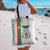 Burkina Faso Striped Tote Bag African Mud Cloth Pattern - White - Wonder Print Shop