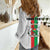 Personalized Burkina Faso Striped Women Casual Shirt African Mud Cloth Pattern - White - Wonder Print Shop
