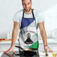 Lesotho Apron Coat Of Arms With Kente Pattern - Wonder Print Shop