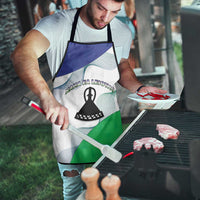 Lesotho Apron Coat Of Arms With Kente Pattern - Wonder Print Shop