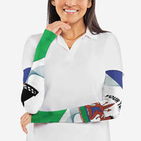 Lesotho Arm Sleeves Coat Of Arms With Kente Pattern - Wonder Print Shop