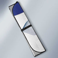 Lesotho Auto Sun Shade Coat Of Arms With Kente Pattern - Wonder Print Shop