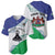 Personalized Lesotho Baseball Jersey Coat Of Arms With Kente Pattern - Wonder Print Shop