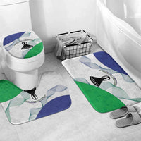 Lesotho Bathroom Set Coat Of Arms With Kente Pattern - Wonder Print Shop