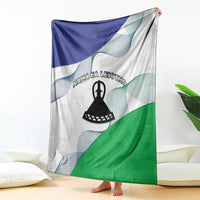 Lesotho Blanket Coat Of Arms With Kente Pattern - Wonder Print Shop