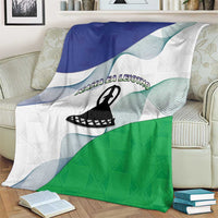 Lesotho Blanket Coat Of Arms With Kente Pattern - Wonder Print Shop
