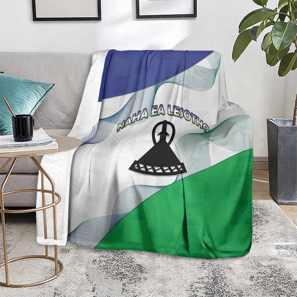 Lesotho Blanket Coat Of Arms With Kente Pattern - Wonder Print Shop