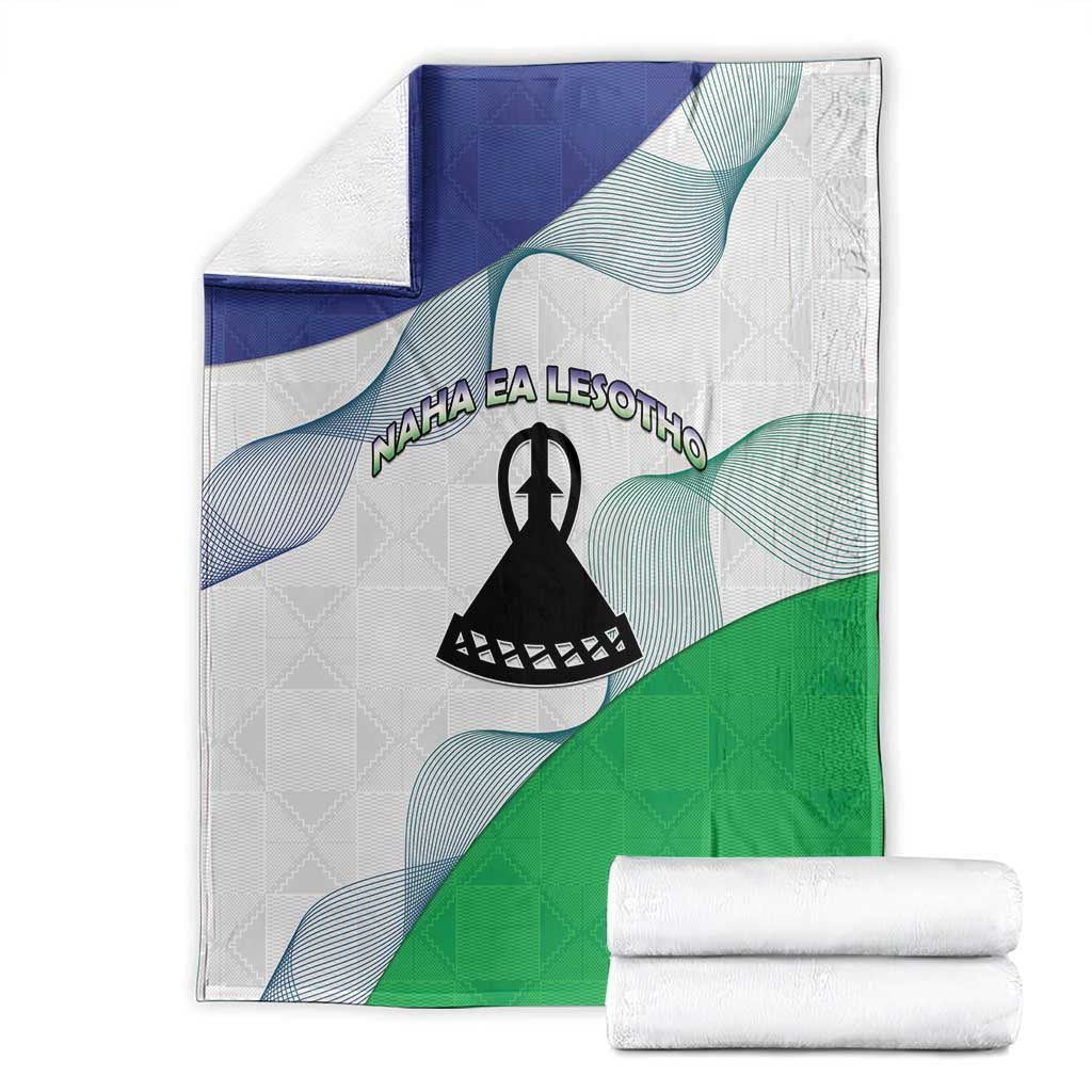 Lesotho Blanket Coat Of Arms With Kente Pattern - Wonder Print Shop